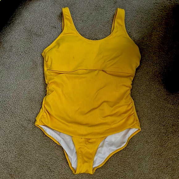 SHEIN Swim Yellow One Piece Swimwear Poshmark